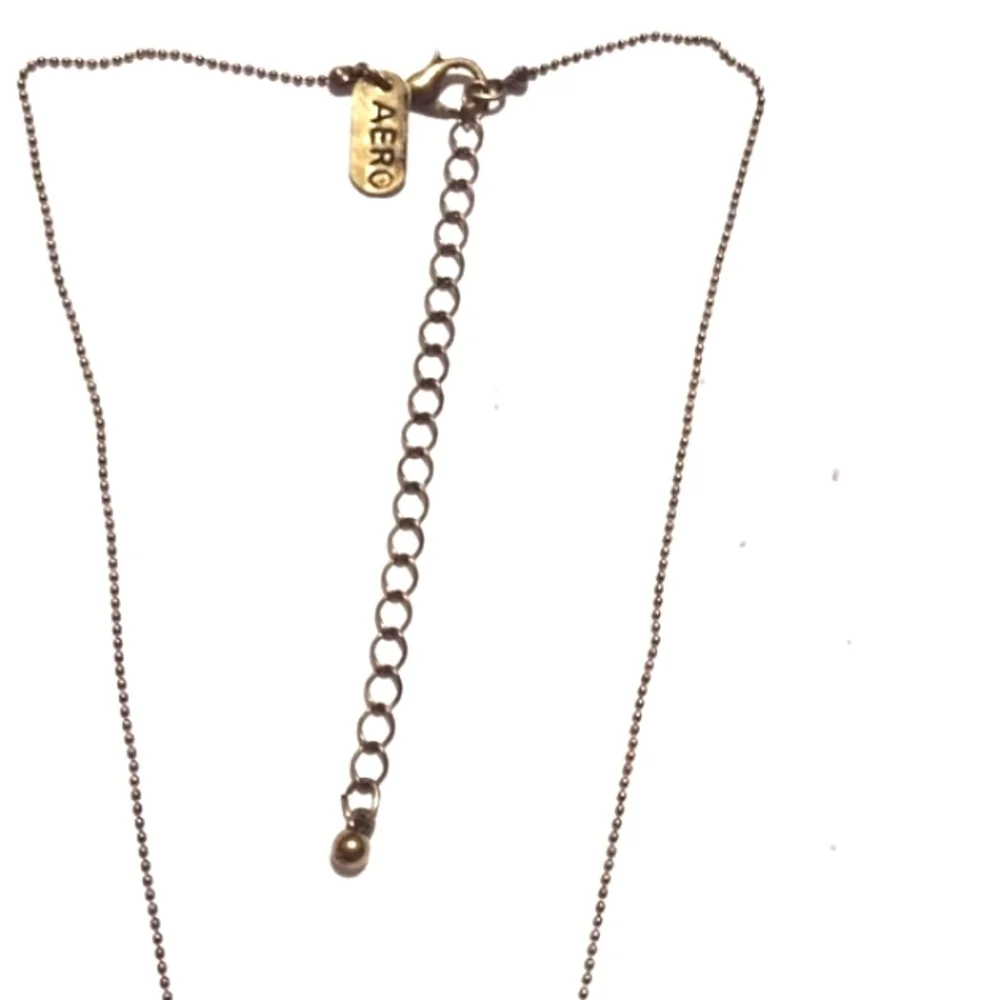 AEROPOSTALE BRASS-TONE OWL AND UNBRANDED SILVER-TONE OWL PENDANT NECKLACES